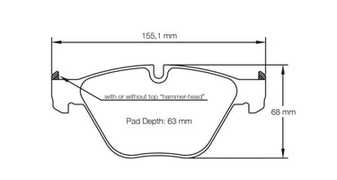 Pagid Racing Brake Pads No. 8053 - Discovery Parts